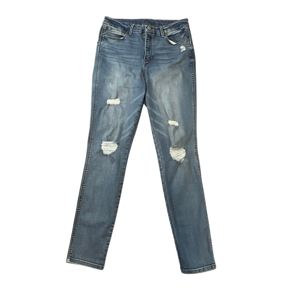 Rewash Women’s Distressed Skinny Jeans Y2K Stretch Denim Size 9/29